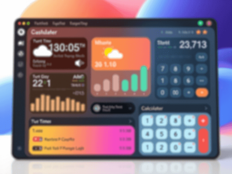 Widgetia desktop widgets screenshot